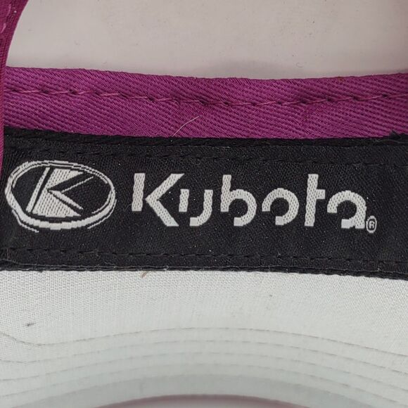 NWT Kubota Women's Adjusted Cap Embroidered Logo Mulberry - Picture 7 of 7